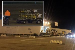 Un dettaglio delle bombe caricate sulle navi cargo in partenza per l'Arabia Saudita.