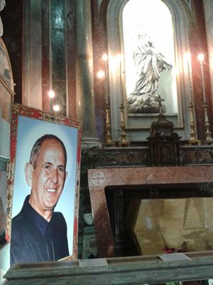 La tomba di padre Puglisi nella Cattedrale di Palermo