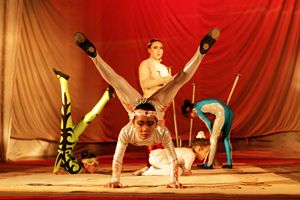 Deegi, la piccola contorsionista della Mongolia. Deegi, la piccola contorsionista della Mongolia.